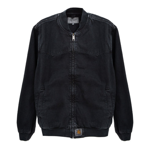 Carhartt WIP OG Santa Fe Bomber Black Stone Dyed I033111.1YC.4J.03 Degli Uberti